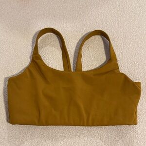Girlfriend Collective Mustard Sports Bra S